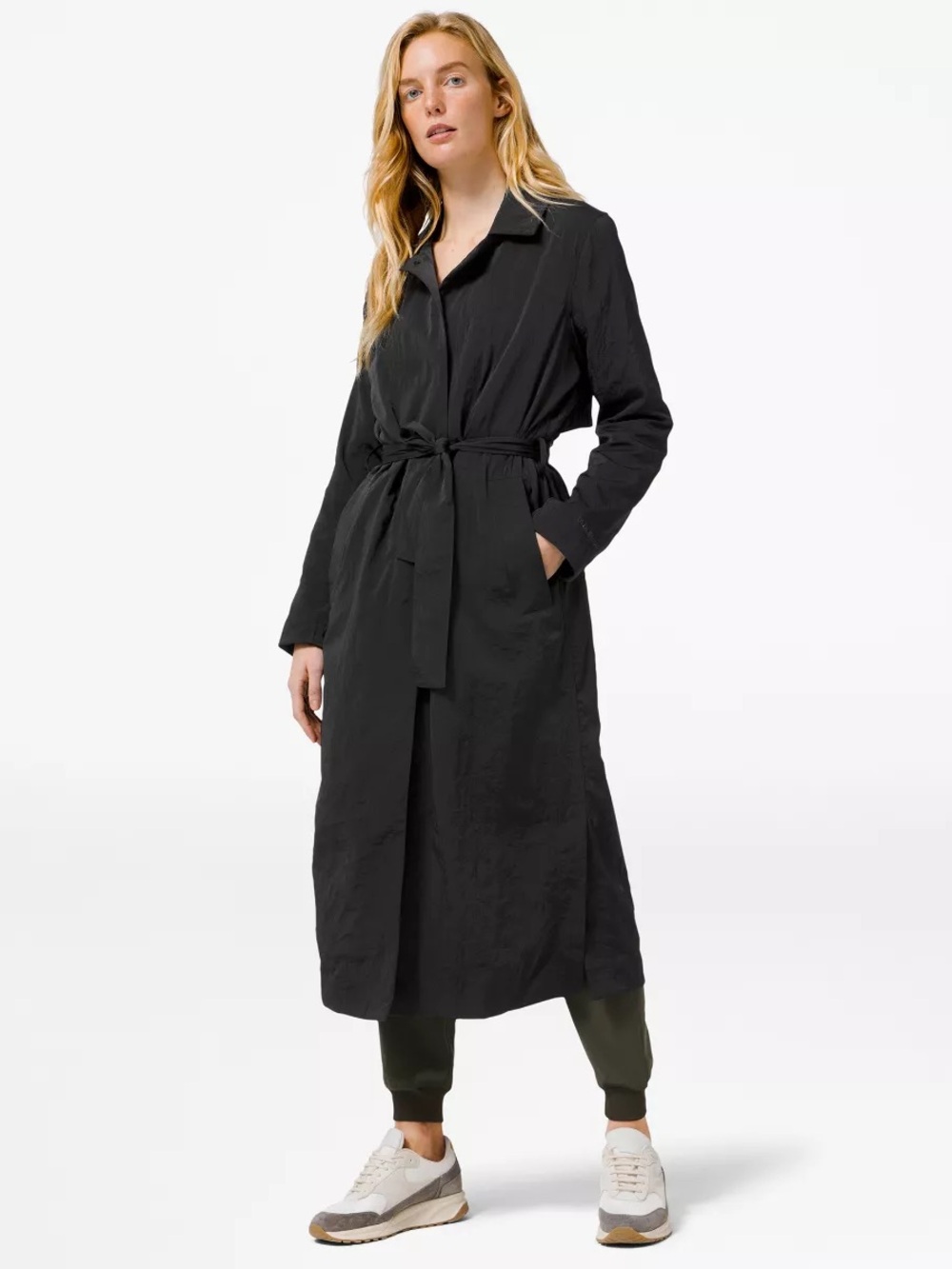Lululemon Black Always Effortless Trench
